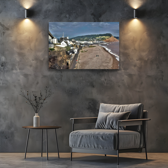 Canvas Art. English Landscapes & Seascapes. Sidmouth. Devon. England.
