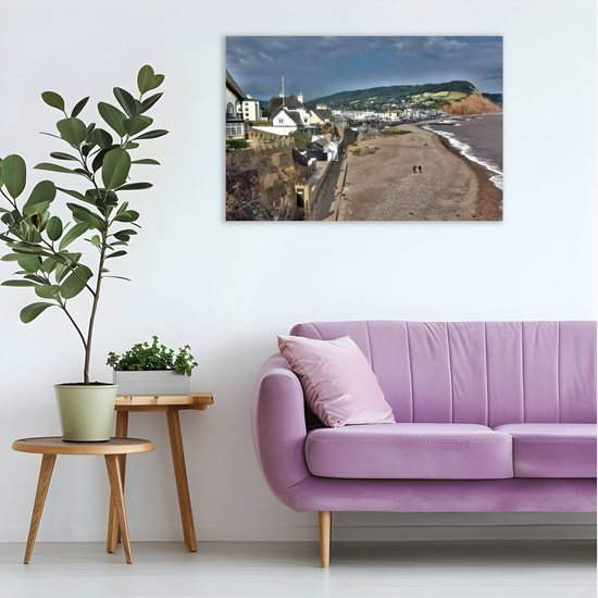 Canvas Art. English Landscapes & Seascapes. Sidmouth. Devon. England.