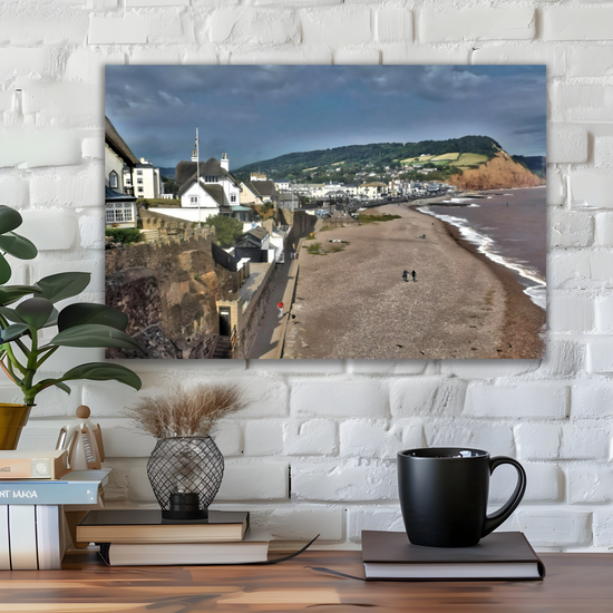 Canvas Art. English Landscapes & Seascapes. Sidmouth. Devon. England.