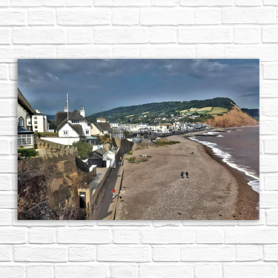 Canvas Art. English Landscapes & Seascapes. Sidmouth. Devon. England.