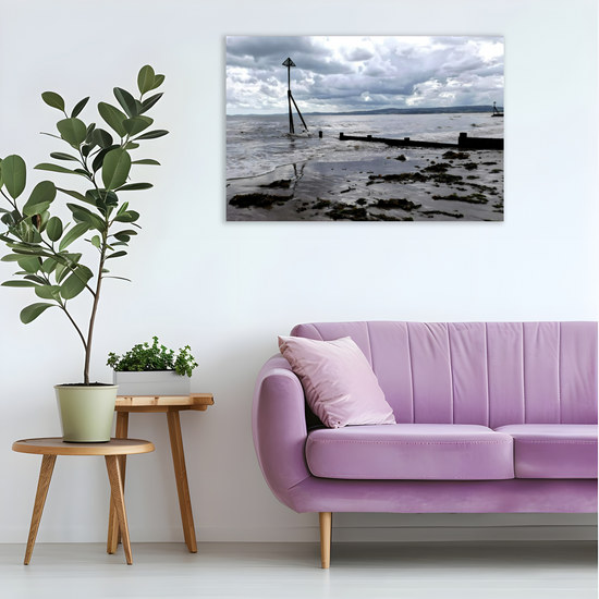 Canvas Art. English Landscapes & Seascapes. Exmouth. Devon. England.