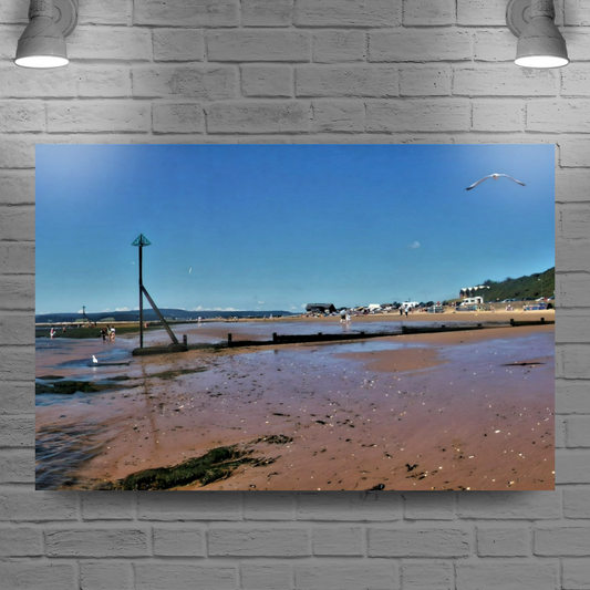 Canvas Art. English Landscapes & Seascapes. Exmouth. Devon. England.
