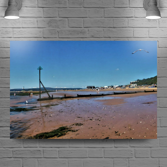 Canvas Art. English Landscapes & Seascapes. Exmouth. Devon. England.