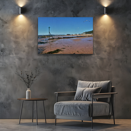 Canvas Art. English Landscapes & Seascapes. Exmouth. Devon. England.