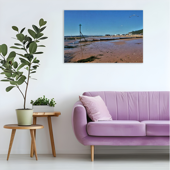 Canvas Art. English Landscapes & Seascapes. Exmouth. Devon. England.