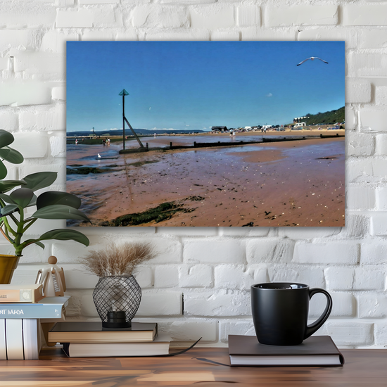 Canvas Art. English Landscapes & Seascapes. Exmouth. Devon. England.