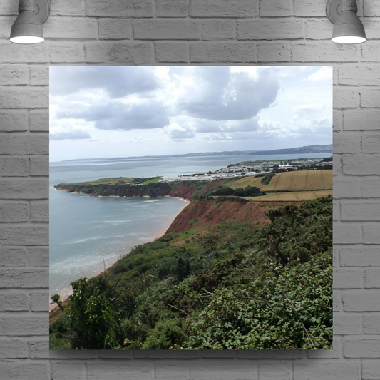 Canvas Art. English Landscapes & Seascapes. South - West Coastal Path. Devon. England.