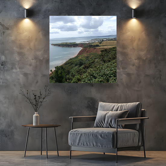 Canvas Art. English Landscapes & Seascapes. South - West Coastal Path. Devon. England.