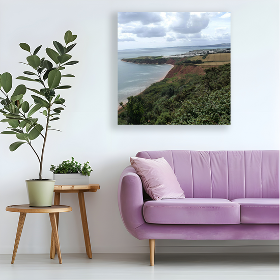 Canvas Art. English Landscapes & Seascapes. South - West Coastal Path. Devon. England.