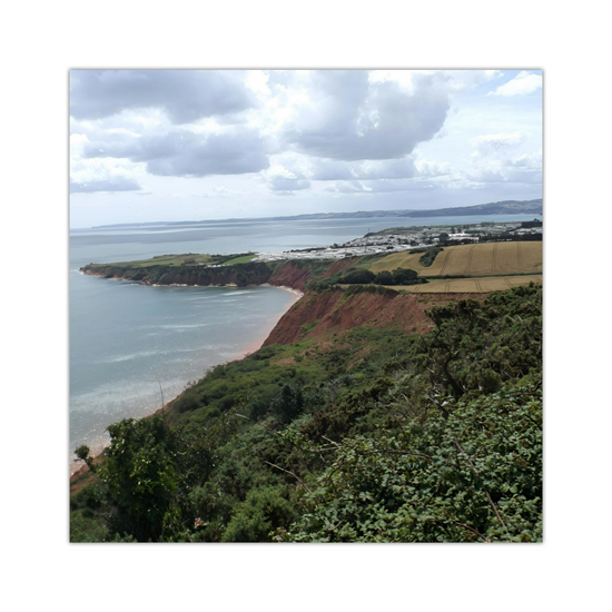 Canvas Art. English Landscapes & Seascapes. South - West Coastal Path. Devon. England.