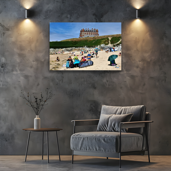 Canvas Art. English Landscapes & Seascapes. Newquay. Cornwall. England.