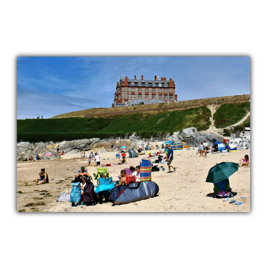 Canvas Art. English Landscapes & Seascapes. Newquay. Cornwall. England.