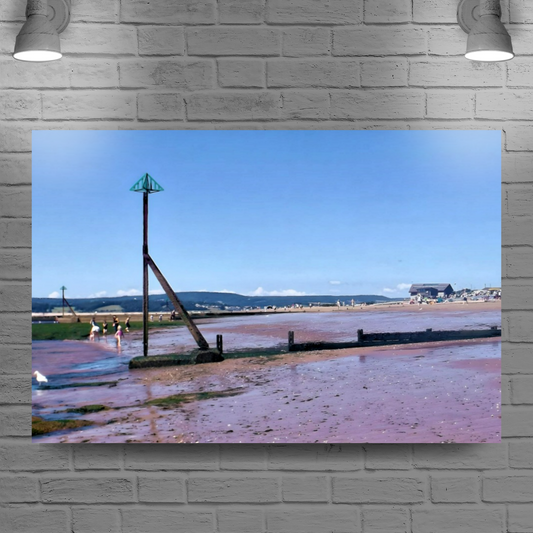 Canvas Art. English Landscapes & Seascapes. Exmouth. Devon. England.