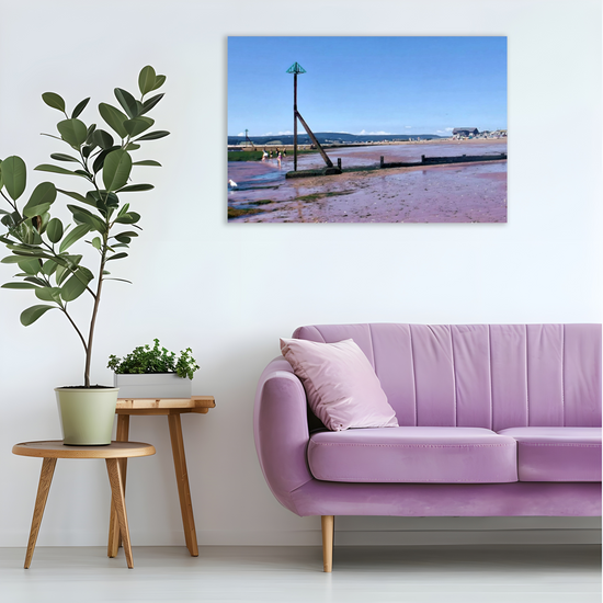 Canvas Art. English Landscapes & Seascapes. Exmouth. Devon. England.