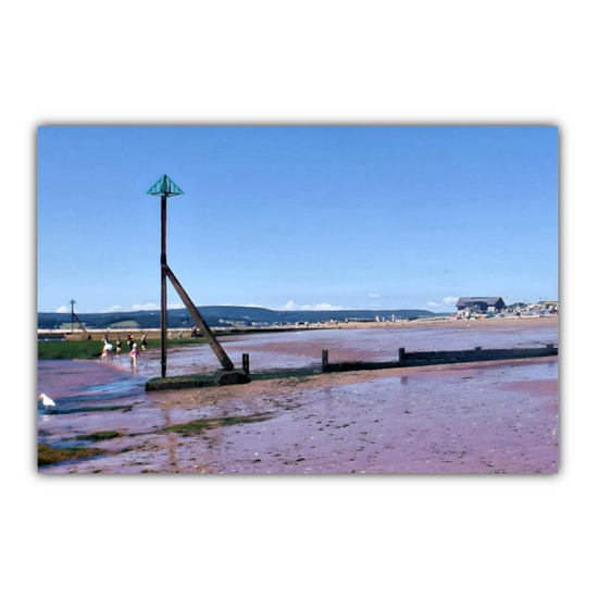 Canvas Art. English Landscapes & Seascapes. Exmouth. Devon. England.