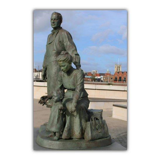 Canvas Art. English Landscapes & Landmarks. Hull Marina. East Riding of Yorkshire. England.