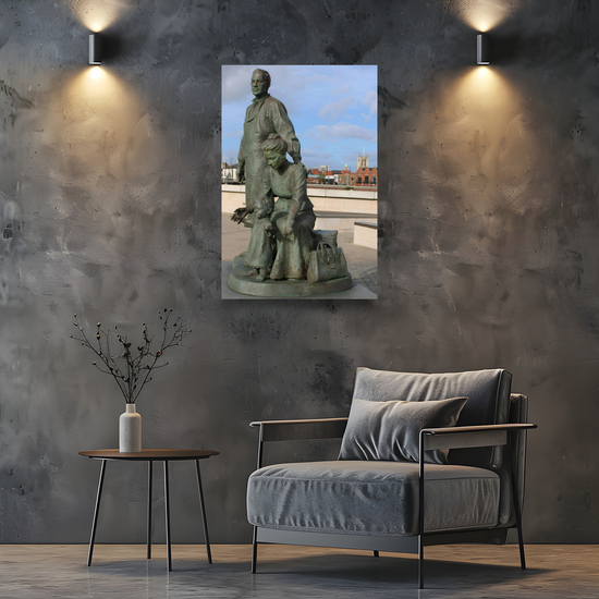 Canvas Art. English Landscapes & Landmarks. Hull Marina. East Riding of Yorkshire. England.