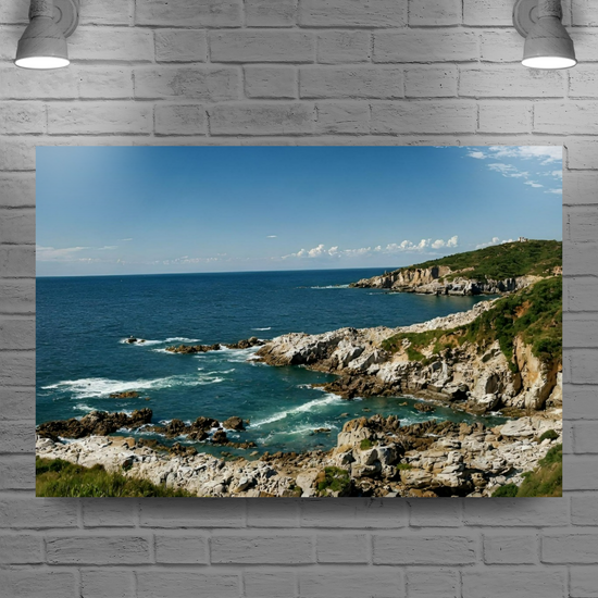 Canvas Art. English Landscapes & Seascapes. Newquay. Cornwall. England.