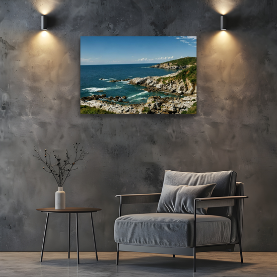 Canvas Art. English Landscapes & Seascapes. Newquay. Cornwall. England.