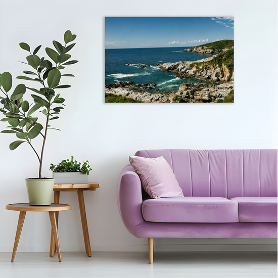 Canvas Art. English Landscapes & Seascapes. Newquay. Cornwall. England.