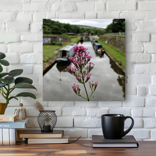 Canvas Art. English Landscapes & Riverscapes. Bugsworth Canal Basin. Buxworth. Derbyshire. England.