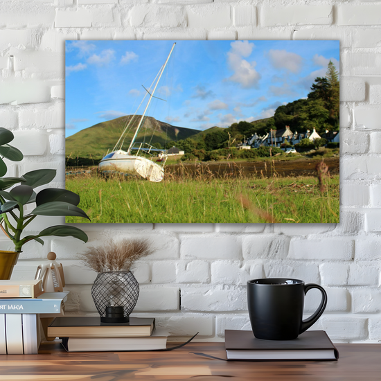 Canvas Art. Scottish Landscapes & Seascapes. Lochranza. Isle of Arran. Scotland.