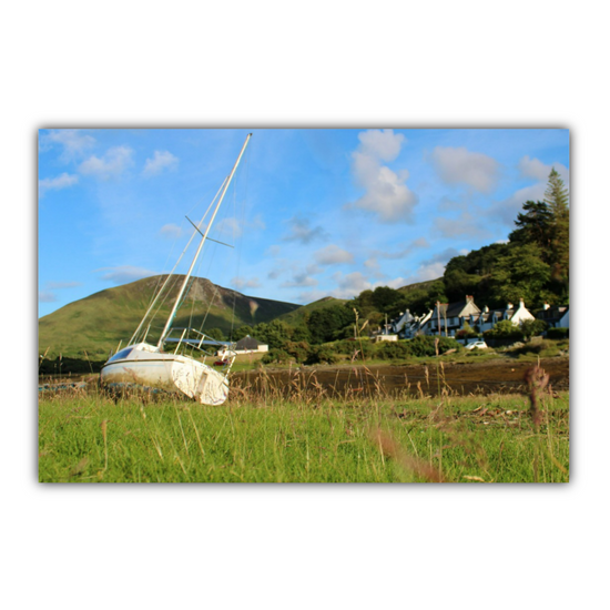 Canvas Art. Scottish Landscapes & Seascapes. Lochranza. Isle of Arran. Scotland.