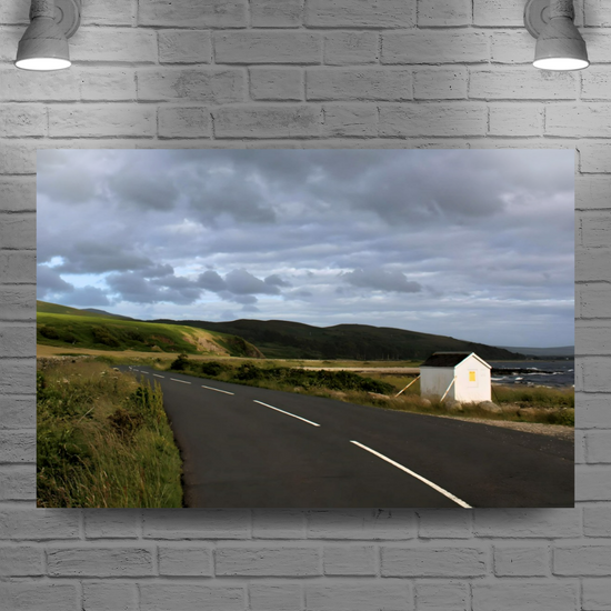 Canvas Art. Scottish Landscapes & Seascapes. Pirnmill & Imachar. Isle of Arran. Scotland.