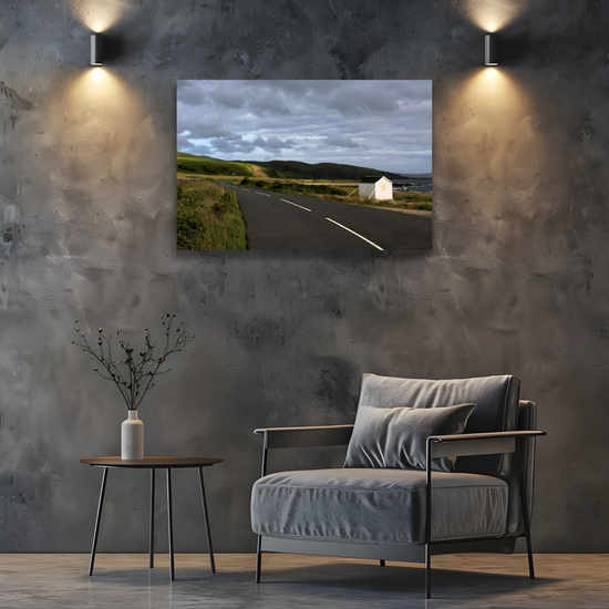 Canvas Art. Scottish Landscapes & Seascapes. Pirnmill & Imachar. Isle of Arran. Scotland.