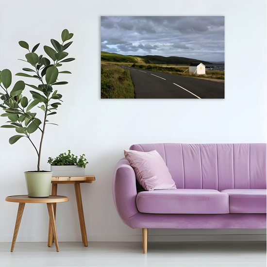 Canvas Art. Scottish Landscapes & Seascapes. Pirnmill & Imachar. Isle of Arran. Scotland.