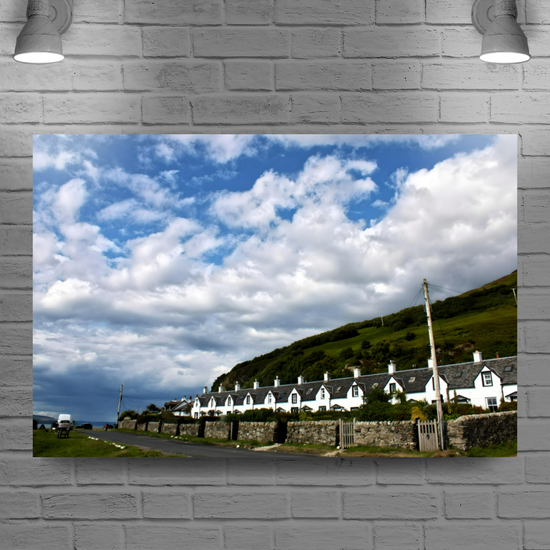 Canvas Art. Scottish Landscapes & Landmarks. Twelve Apostles. Catacol. Isle of Arran. Scotland.