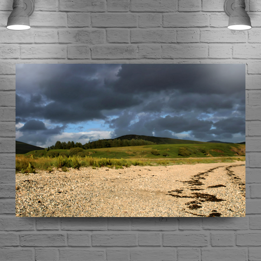 Canvas Art. Scottish Landscapes & Seascapes. Pirnmill & Imachar. Isle of Arran. Scotland.