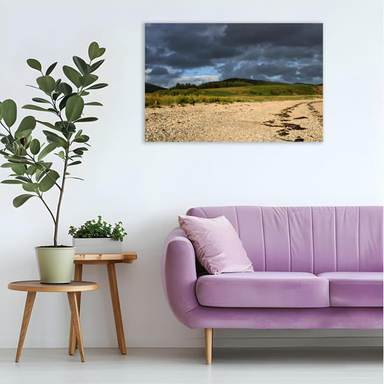 Canvas Art. Scottish Landscapes & Seascapes. Pirnmill & Imachar. Isle of Arran. Scotland.
