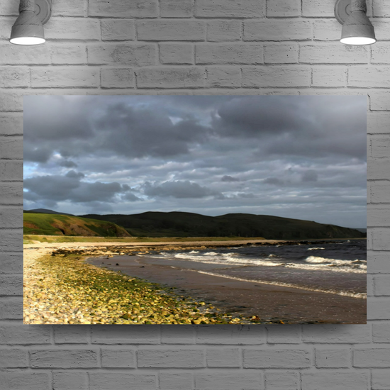 Canvas Art. Scottish Landscapes & Seascapes. Pirnmill & Imachar. Isle of Arran. Scotland.