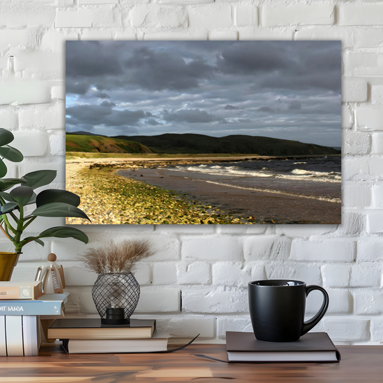 Canvas Art. Scottish Landscapes & Seascapes. Pirnmill & Imachar. Isle of Arran. Scotland.