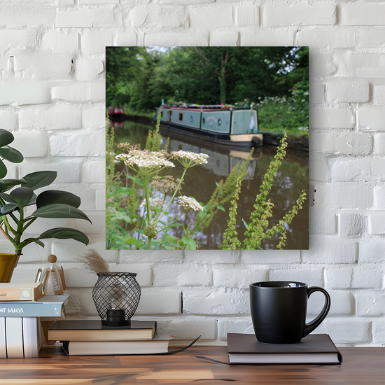 Canvas Art. English Landscapes & Riverscapes. Bugsworth Canal Basin. Buxworth. Derbyshire. England.