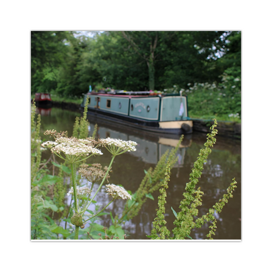 Canvas Art. English Landscapes & Riverscapes. Bugsworth Canal Basin. Buxworth. Derbyshire. England.