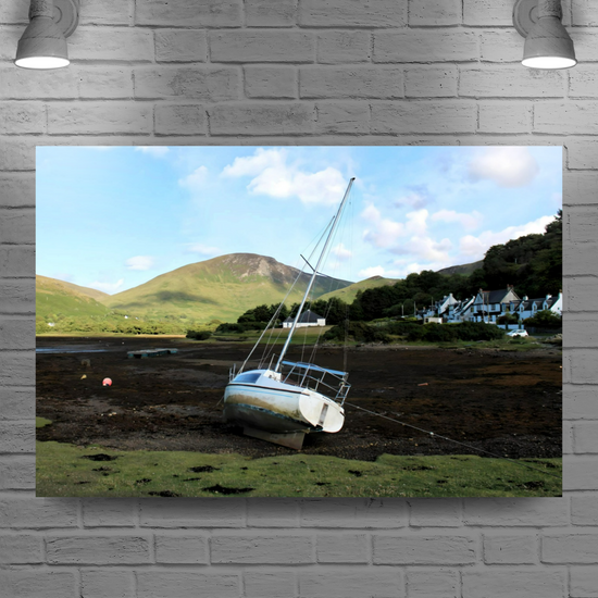 Canvas Art. Scottish Landscapes & Seascapes. Lochranza. Isle of Arran. Scotland.