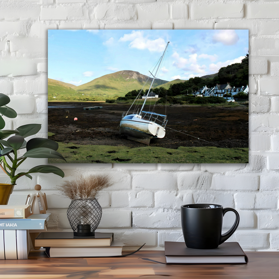 Canvas Art. Scottish Landscapes & Seascapes. Lochranza. Isle of Arran. Scotland.