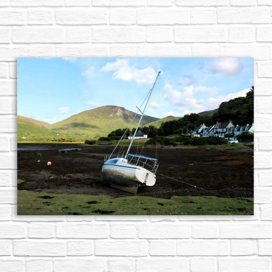 Canvas Art. Scottish Landscapes & Seascapes. Lochranza. Isle of Arran. Scotland.