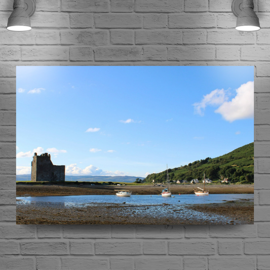 Canvas Art. Scottish Landscapes & Seascapes. Lochranza. Isle of Arran. Scotland.