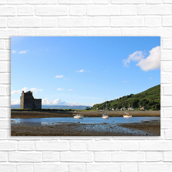 Canvas Art. Scottish Landscapes & Seascapes. Lochranza. Isle of Arran. Scotland.