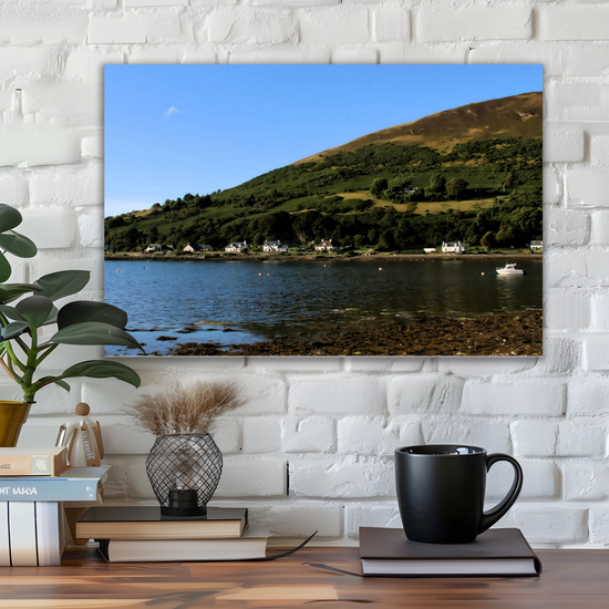 Canvas Art. Scottish Landscapes & Seascapes. Lochranza. Isle of Arran. Scotland.