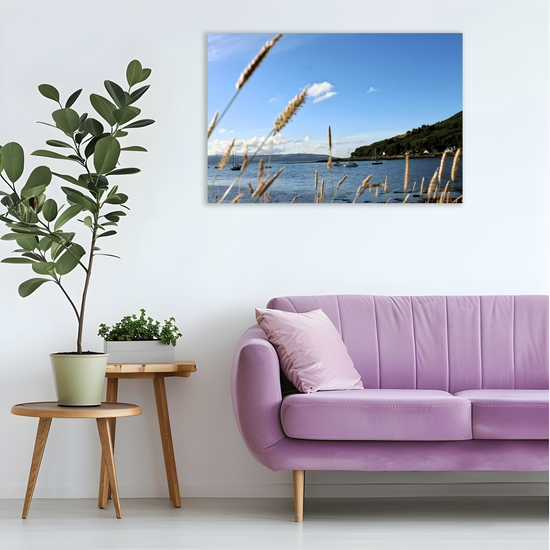 Canvas Art. Scottish Landscapes & Seascapes. Lochranza. Isle of Arran. Scotland.