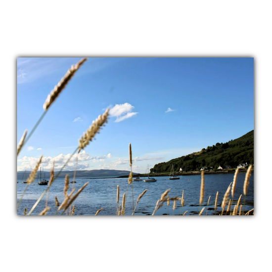 Canvas Art. Scottish Landscapes & Seascapes. Lochranza. Isle of Arran. Scotland.