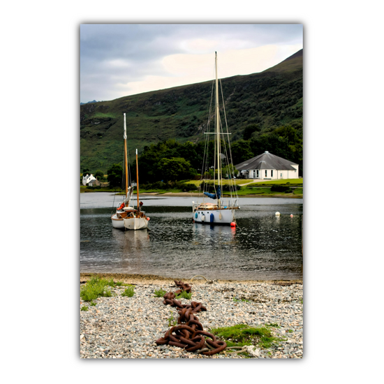 Canvas Art. Scottish Landscapes & Seascapes. Lochranza. Isle of Arran. Scotland.