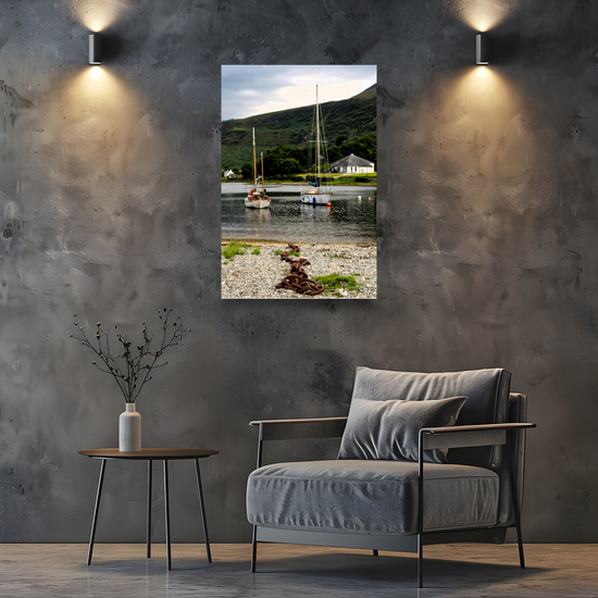 Canvas Art. Scottish Landscapes & Seascapes. Lochranza. Isle of Arran. Scotland.