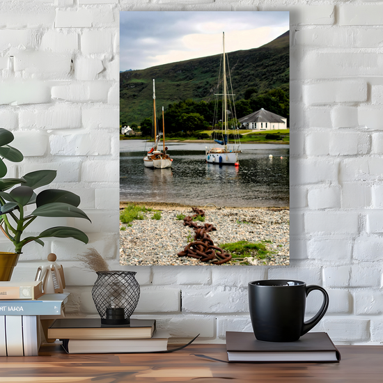 Canvas Art. Scottish Landscapes & Seascapes. Lochranza. Isle of Arran. Scotland.