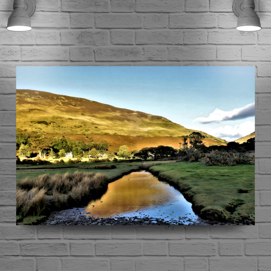 Canvas Art. Scottish Landscapes & Seascapes. Lochranza. Isle of Arran. Scotland.