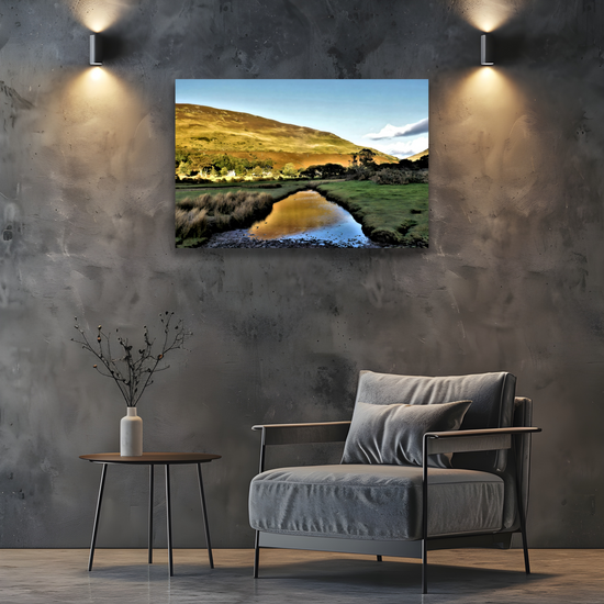 Canvas Art. Scottish Landscapes & Seascapes. Lochranza. Isle of Arran. Scotland.